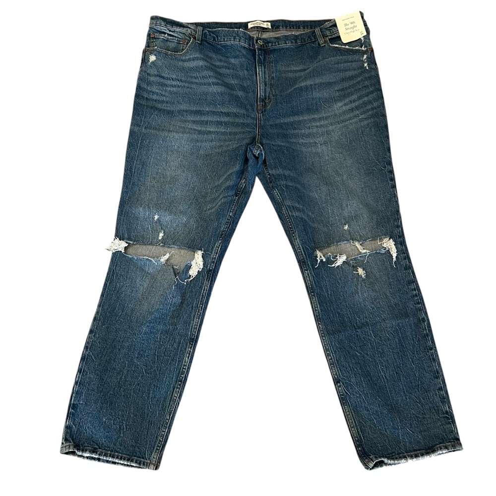 Abercrombie & Fitch Jeans Womens 37/24L The‎ 90’s Straight Ultra High Rise NWT
